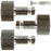 Quick Connect Fittings 1/8" Male Coupler Airbrush Adapter (3 Pack) - Universal Airbrush Connector Quick Disconnect System for Air Hose