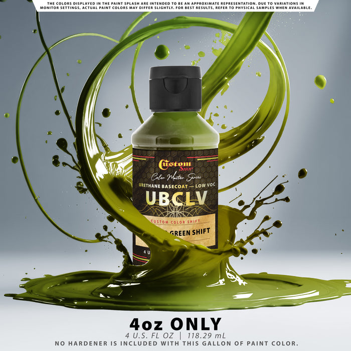 Custom Shop CCS Custom Color Shift Automotive Paint - Gold to Green Shifting Effect - 4-Ounce Bottle