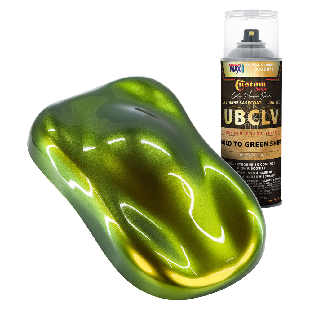 Custom Shop CCS Custom Color Shift Automotive Paint - Gold to Green Shifting Effect - Spray Can