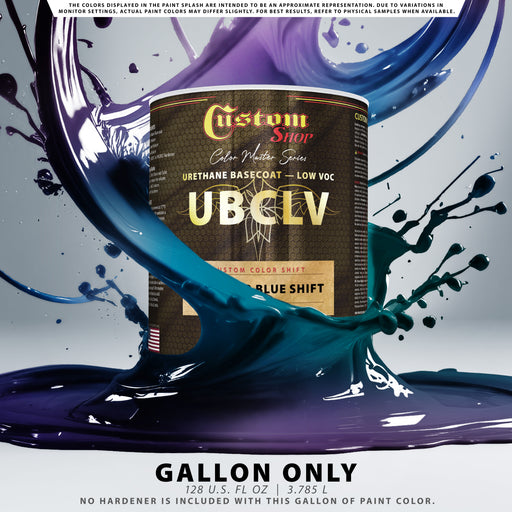 Custom Shop CCS Custom Color Shift Automotive Paint - Green to Blue Shifting Effect - Gallon