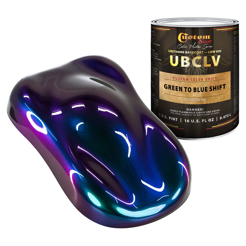 Custom Shop CCS Custom Color Shift Automotive Paint - Green to Blue Shifting Effect - Pint