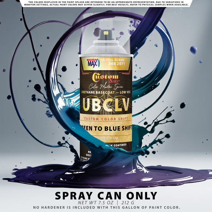 Custom Shop CCS Custom Color Shift Automotive Paint - Green to Blue Shifting Effect - Spray Can