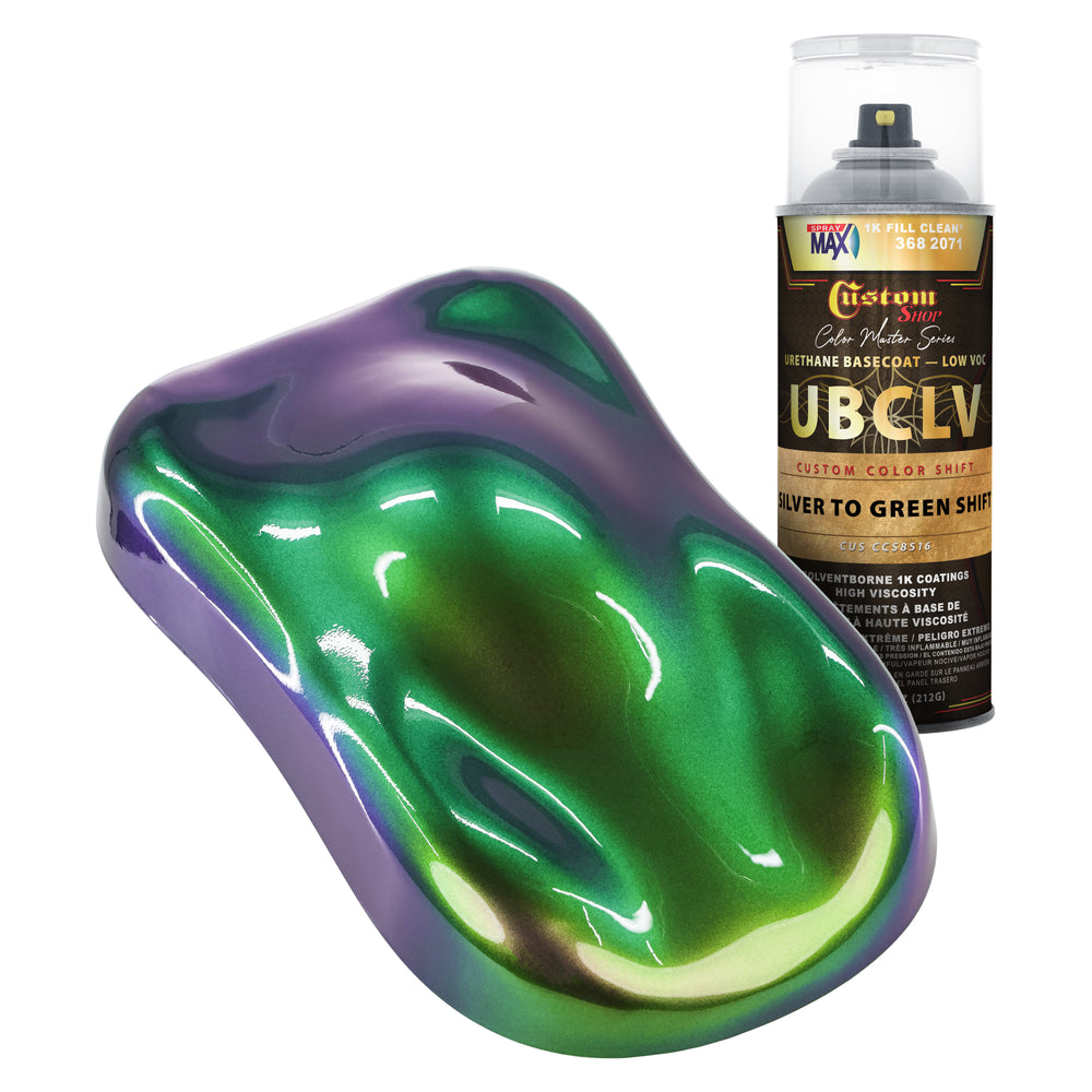 Custom Shop CCS Custom Color Shift Automotive Paint - Silver to Green Shifting Effect - Spray Can