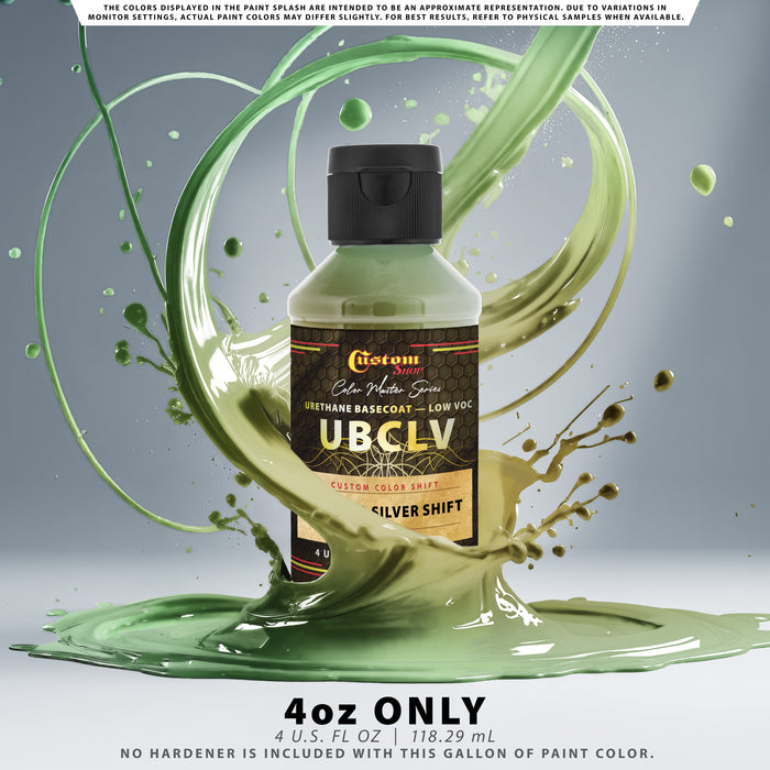Custom Shop CCS Custom Color Shift Automotive Paint - Gold to Silver Shifting Effect - 4-Ounce Bottle