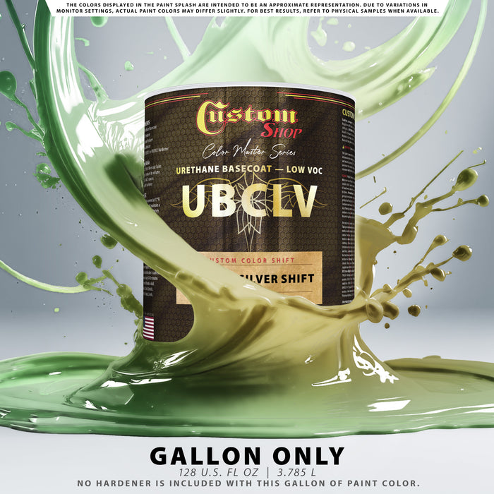 Custom Shop CCS Custom Color Shift Automotive Paint - Gold to Silver Shifting Effect - Gallon