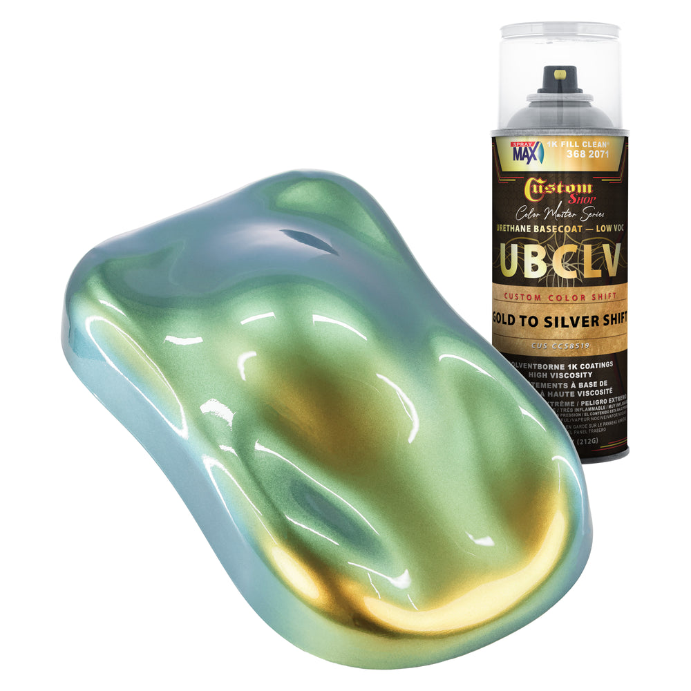 Custom Shop CCS Custom Color Shift Automotive Paint - Gold to Silver Shifting Effect - Spray Can