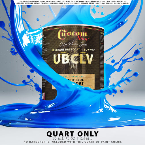 Custom Shop SBC Solid Basecoat - Bright Blue Basecoat- Quart