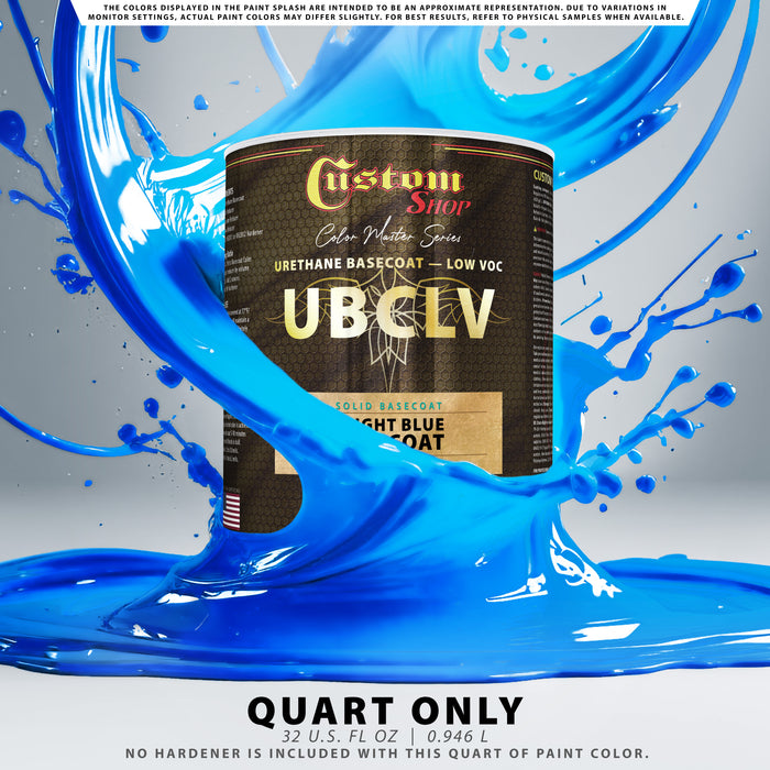Custom Shop SBC Solid Basecoat - Bright Blue Basecoat- Quart