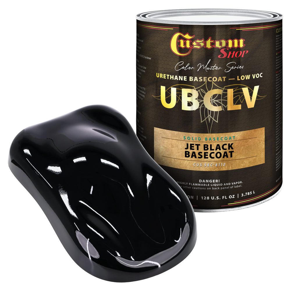 Custom Shop SBC Solid Basecoat - Jet Black Basecoat- Gallon
