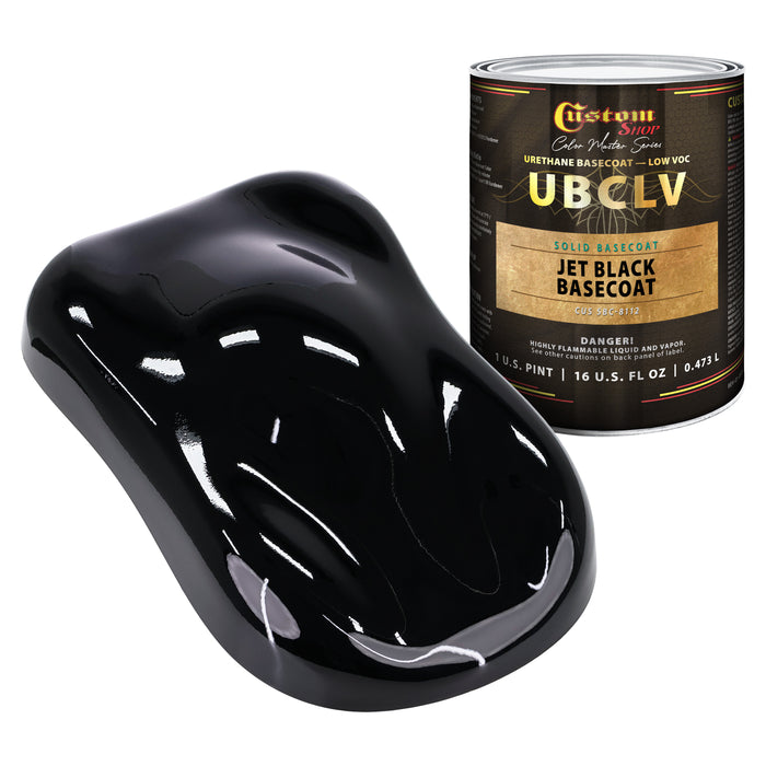 Custom Shop SBC Solid Basecoat - Jet Black Basecoat- Pint