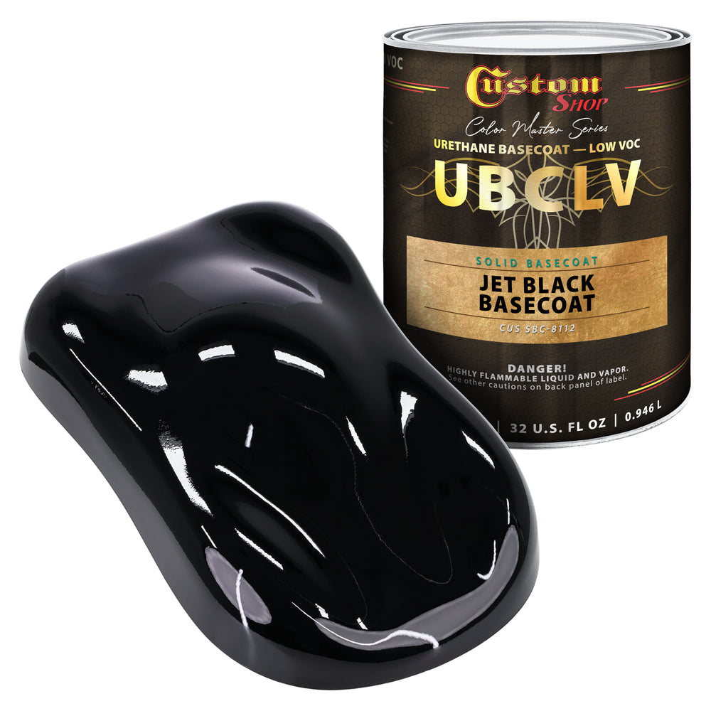 Custom Shop SBC Solid Basecoat - Jet Black Basecoat- Quart