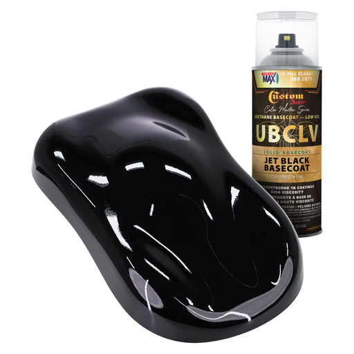 Custom Shop SBC Solid Basecoat - Jet Black Basecoat- Spray Can
