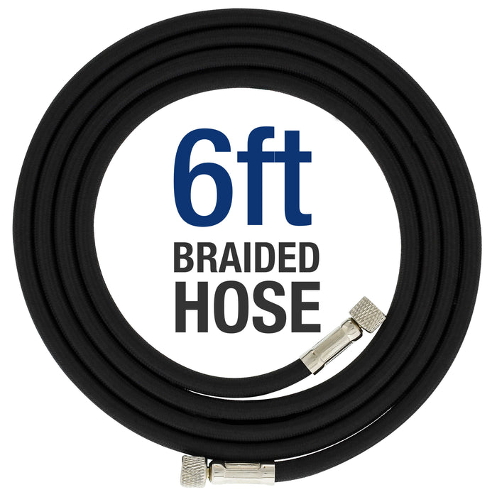 Master Airbrush Model TC-96T Air Brush Compressor Kit - Cool Runner Professional Single-Piston Airbrush Compressor with 1.5 Gallon Air Tank, Regulator, Gauge, Water Trap Filter & Air Hose