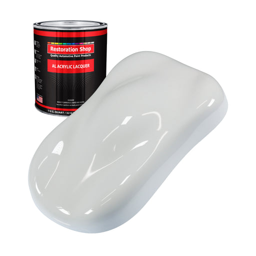 Championship White - Acrylic Lacquer Auto Paint - Quart Paint Color Only - Professional Gloss Automotive Car Truck Guitar Furniture - Refinish Coating