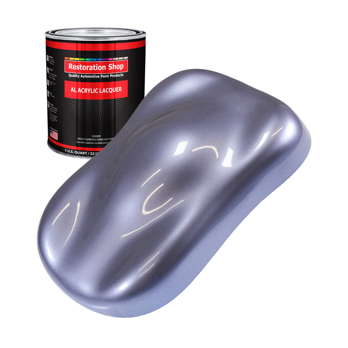 Astro Blue Metallic - Acrylic Lacquer Auto Paint - Quart Paint Color Only - Professional Gloss Automotive Car Truck Guitar Furniture Refinish Coating