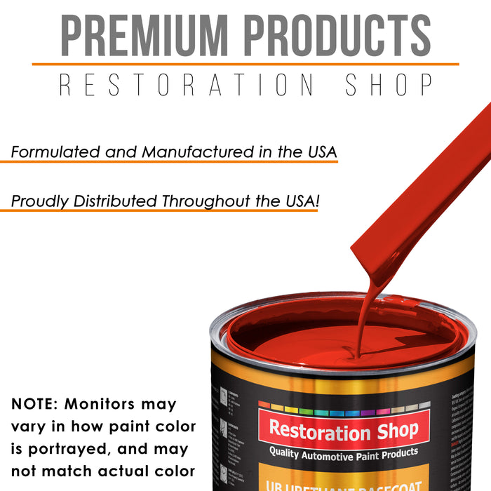 Swift Red - Urethane Basecoat Auto Paint - Quart Paint Color Only - Professional High Gloss Automotive, Car, Truck Coating