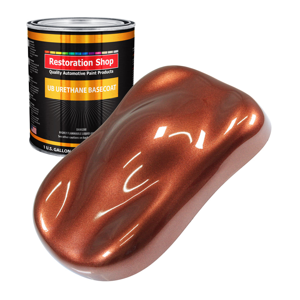 Saddle Brown Firemist - Urethane Basecoat Auto Paint - Gallon Paint Color Only - Professional High Gloss Automotive, Car, Truck Coating