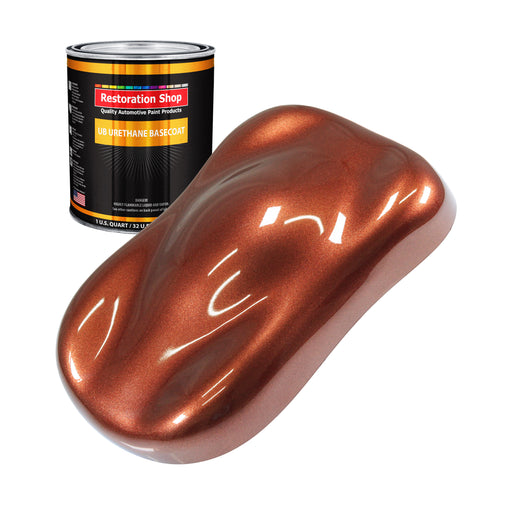 Saddle Brown Firemist - Urethane Basecoat Auto Paint - Quart Paint Color Only - Professional High Gloss Automotive, Car, Truck Coating