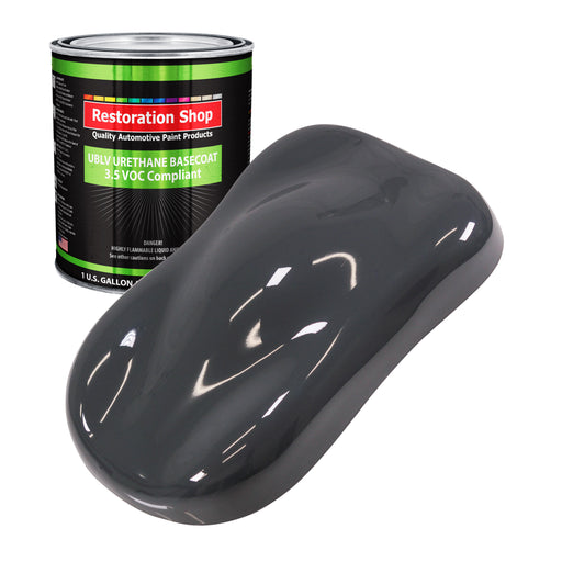 Machinery Gray - LOW VOC Urethane Basecoat Auto Paint - Gallon Paint Color Only - Professional High Gloss Automotive, Car, Truck Refinish Coating