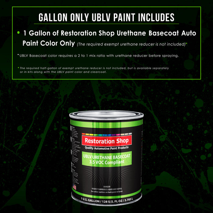 Hugger Orange - LOW VOC Urethane Basecoat Auto Paint - Gallon Paint Color Only - Professional High Gloss Automotive, Car, Truck Refinish Coating