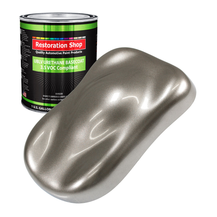 Firemist Pewter Silver - LOW VOC Urethane Basecoat Auto Paint - Gallon Paint Color Only - Professional Gloss Automotive Car Truck Refinish Coating